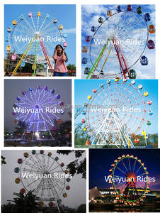 Manèges d'attraction foraine de haute qualité en provenance de Chine Fabricant <span class=keywords><strong>Cabine</strong></span> 30 mètres Grande roue à vendre - Product Image 6