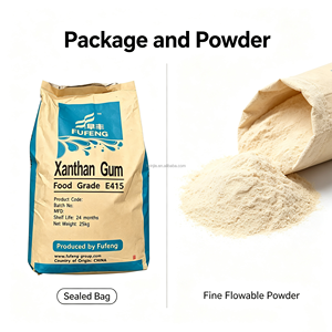 Gomme xanthane de marque Fufeng <span class=keywords><strong>E415</strong></span>, stabilisateur de suspension de pulpe à large plage de pH et résistant au sel pour jus de fruits et boissons lactées végétales - Product Image 6