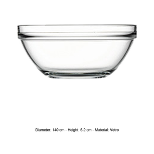 Bol à salade empilable en verre trempé Chef's Ø 14 cm Pasabahce - Product Image 3