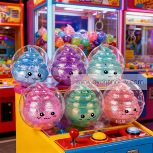Divertente Giocattolo a Forma di Cacca da Spremere, Riempimento per Sacchetti a Sorpresa, Gadget per Feste per Bambini, Regalo Scherzo per Distributori Automatici, Giocattolo di Ricambio in Plastica a Forma di Palla - Product Image 3