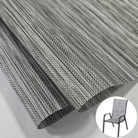 STARUNK Tissu en maille enduit de PVC imperméable 2x2 écologique, résistant à l'usure, pour meubles d'extérieur