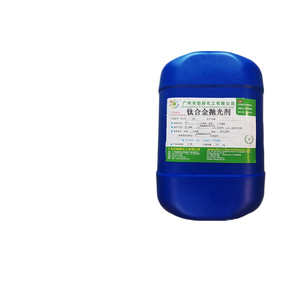 Solution de détartrage de traitement thermique de tasse en titane pur nettoyage de jaunissement Agent auxiliaire chimique en alliage de titane pour le polissage - Product Image 1