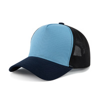 Gorras de Béisbol de 5 Paneles de Dos Tonos con Logotipo Personalizado OEM ODM al por Mayor, Estructuradas con Marco en A, 100% Gorras Deportivas de Béisbol