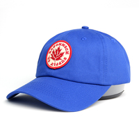 Casquettes de baseball en coton sergé non structurées à 6 panneaux, style « Dad Hat », avec logo personnalisé tissé en cercle, certifiées CE BSCI, vente en gros
