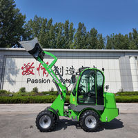 China RG-EV10 Mini Elektro Vorderrad lader Kompakte Batterie Teleskop Kleine Farmen Günstige Bagger lader Kern motor