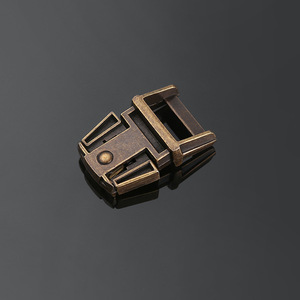 Side Release Buckle Alloy Metal Buckle For Bags Durable Hardware Accessory <b>Webbing</b> Fastener Silver Bronze Black - Product Image 3