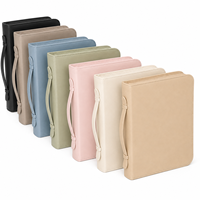 Étui de protection pour Bible en cuir PU gaufré avec logo personnalisé, fermeture éclair, couverture rigide, pour cadeaux d'église