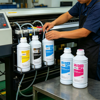 Encre à base d'eau en gros pour têtes d'impression Epson I3200-A1, DX5, DX7, TX800, 5113, 4720 pour publicité intérieure et caissons lumineux en PP