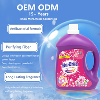 Détergent de lessive liquide parfumé écologique ODM OEM détergent liquide de lavage jetable