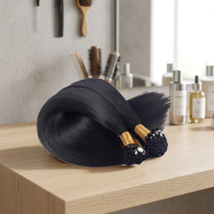 Extensiones de Cabello con Queratina Pre-Adherida en Punta V, Cabello Europeo de Una Sola Capa, Liso, Remy, Cabello Humano de Alta Calidad - Product Image 4
