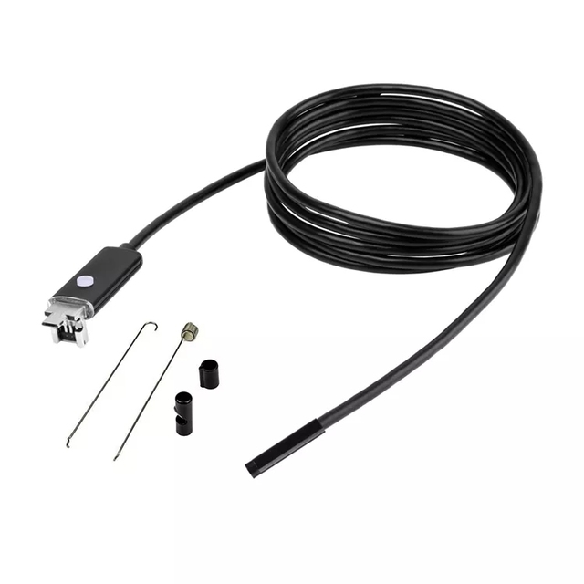 720P 8mm Endoscopic Camera Probe Camera 5M Flexible Cable Android Smartphone Micro USB Inspection Endoscope