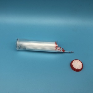 Varie specifiche possono essere personalizzate materiale di vetro rosso sangue blu prendendo 100 pz 75mm tubo capillare eparinizzato - Product Image 3