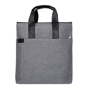Large Capacity Three Layer <b>Document</b> Bag 34x37x6cm Polyester Lining Business Office Meeting File <b>Folder</b> Briefcase With Logo Print - Product Image 5