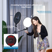 Ring Light Model M666, Temperatur Warna Dapat Diatur, Bi-Color 2800-5600K, 51-100W, Lampu Isi Khusus untuk Live Streaming
