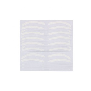 50ชิ้น/ถุง Airbrush สติกเกอร์ลายฉลุคิ้วเครื่องมือสร้างคิ้วไมโครเบลดเทปรูปคิ้วอุปกรณ์เสริมสติกเกอร์คิ้ว PMU - Product Image 2