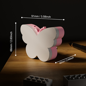 Lampe LED Papillon Mignonne, Veilleuse Créative pour la Décoration de la Maison, Lumière Chaude en Plastique ABS pour Chambre à Coucher et Chambre d'Enfant - Product Image 3