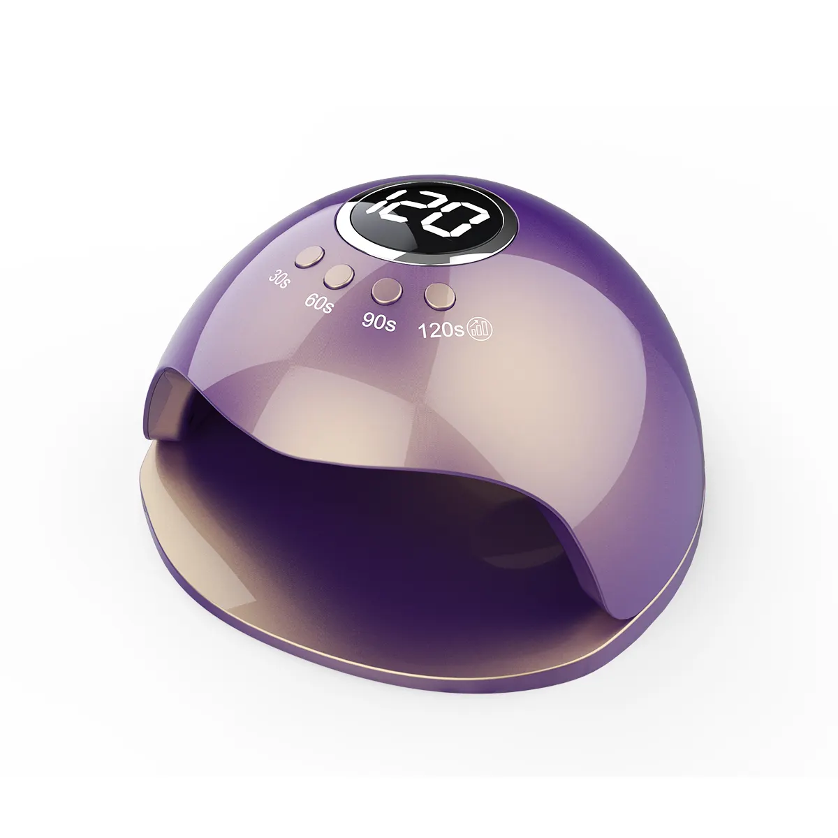 Machine de séchage des ongles à chaud pour salon Lampe à ongles UV sans fil à durcissement rapide avec panneau inférieur Lampe de cuisson des ongles à induction intelligente USB