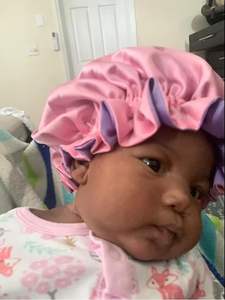 Gorros Ajustables de Satén Suave para Bebés de 0 a 6 Meses, Gorros de Noche para Niños Pequeños, Unisex, para las Cuatro Estaciones - Product Image 2