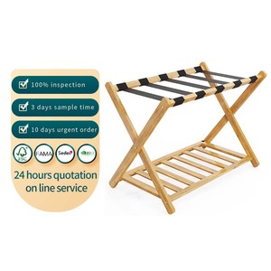 Tùy chỉnh đa chức năng có thể gập lại tre hành lý giá, tre tự nhiên Vali lưu trữ - Product Image 1