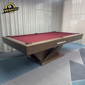 Table de <span class=keywords><strong>billard</strong></span> multi-jeux en bois massif de luxe moderne Jiujiang, personnalisable, avec options de hockey sur <span class=keywords><strong>air</strong></span> et baby-foot, en gros, à vendre - Product Image 2