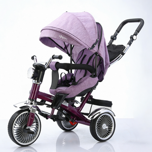 รถสามล้อเด็กแบบ 3 in 1 สำหรับเด็กอายุ 1-6 ปี รุ่น OEM สั่งทำได้ ขายดี - Product Image 1