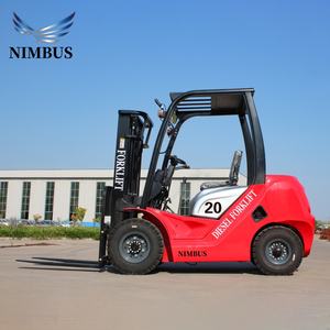 Chariot élévateur diesel de 2 tonnes de qualité industrielle certifié NIMBUS ISO 9001, hauteur de levage personnalisable, faibles émissions - Product Image 1