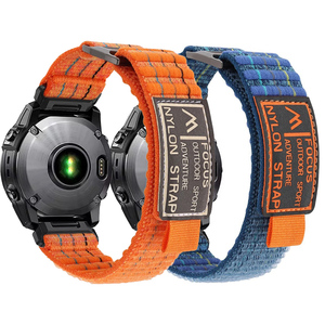 Correas de reloj de nailon de ajuste rápido de 22mm y 26mm para Garmin Fenix 8 51mm 47mm Fenix 7 7X <span class=keywords><strong>Pro</strong></span>/Fenix 6 6X <span class=keywords><strong>Pro</strong></span> 5 <span class=keywords><strong>5X</strong></span> Plus/Fenix E Correa trenzada - Product Image 3