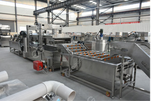 สายการผลิตถั่วลิสงทอดอัตโนมัติ เครื่องทอดถั่วลิสงและถั่วลันเตาอุตสาหกรรม เครื่องทอดฟาลาเฟล สายการผลิตถั่วปากอ้าทอด - Product Image 3