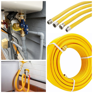 1/2 "FF 500/1000mm tuyau flexible ondulé de haute qualité tuyau de gaz en acier inoxydable pour poêle - Product Image 2
