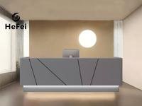 Comptoir de bar modulaire en métal |   Zone de réception en acier inoxydable |   Conception personnalisée