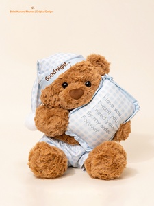Ours en peluche personnalisé OEM ODM en flanelle, ours doux et agréable pour la peau, idéal pour dormir - Product Image 6