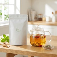 Thé pour la Santé Hépatique et la Vision – Soutien Double – Sachets de Tisane Végétalienne Sans OGM 5g par Sachet – Réparation Nocturne – 14 Sachets – Sans Gluten
