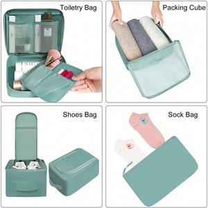 8Pcs Packing Travel Cubes for Suitcase Luggage Organizers with <b>Drawstring</b> <b>Bags</b> <b>Waterproof</b> Shoe Storage <b>Bag</b> - Product Image 6