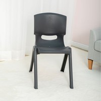 Chaise d'école maternelle empilable pour enfants, en plastique E0 épaissi, dossier ergonomique, imperméable, gain de place, haute résistance