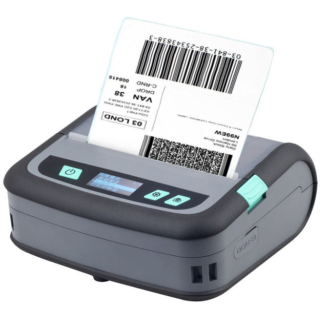 New Portable 4 Inch Wireless for Label Printer Express Logistics Thermal Barcode High Precision in Stock 1 Year Warranty