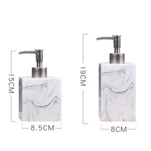 Dispensador de Jabón Líquido de Cerámica para Hotel, Prensa Manual, Diseño Moderno Ecológico, Modelo T1-SD-22-A, 8.5*15cm - Product Image 6