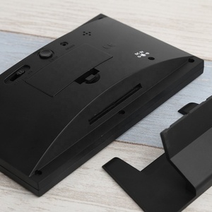 KH-CL001 Khuyến Mãi Tùy Chỉnh Hộ Gia Đình Nhựa Lớn Màn Hình Màu TV Shape <span class=keywords><strong>LCD</strong></span> Hiển Thị Kỹ Thuật Số Trạm Thời Tiết Bàn Đồng Hồ Báo Thức - Product Image 5