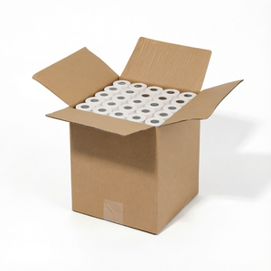 Rollo de papel térmico blanco para caja registradora, papel para recibos POS de 80 x 80 mm para punto de venta minorista - Product Image 1