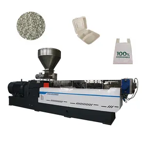 PLA PBAT biodegradable plastic granules making machine extruder machine