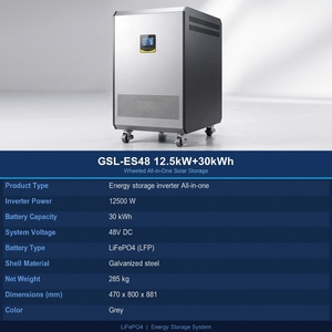 Inversor de Energía Solar Híbrido Aibei de 12.5KW 48V Todo en Uno con Batería LiFePO4 de 30KWh, 285kg, Acero Galvanizado - Product Image 6