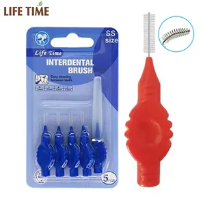 Wholesale interdental brush/ toothbrush factory / adult interdental brush at home use