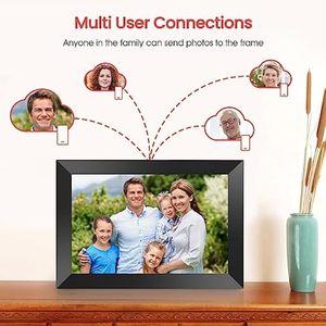 Factory Price 1280x800 Resolution IPS Screen 10.1 Inch Touch Screen WiFi <b>Digital</b> <b>Photo</b> <b>Frame</b> 16G Memory Multi-Language Support - Product Image 3
