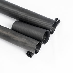 Tube composite léger en fibre de carbone 100% de haute qualité, tissage sergé 3K/tissage uni, personnalisé pour le support d'activateur chimique - Product Image 2