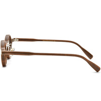 19178 Monture de lunettes en acétate faite à la main de haute qualité, nouvelle, personnalisée, tendance, ronde avec verres pour petits visages, hommes et femmes, myopie