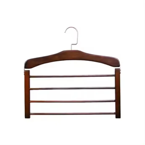 Hot Sale <strong>Multi</strong> Non-slip Pace Saving 4 Tier Trouser Skirt Pants <strong>Hangers</strong> - Product Image 1