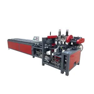 380V 7.5KW tam otomatik CNC ayak iskele çivileme makinesi ahşap ayak iskele kesme için 1200-1500 Pcs/H çıkış