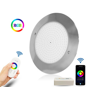 Ip68 Đầy Đủ Keo Thép Không Gỉ Cơ Thể Siêu Mỏng RGB LED Hồ Bơi Đèn Chống Thấm Nước Dưới Nước 12V Chiếu Sáng - Product Image 5