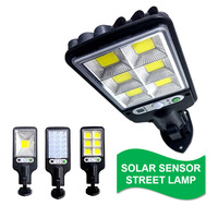 Lámpara Solar de Calle para Exteriores, ABS IP66, Sensor de Movimiento Humano, Lámpara de Jardín con Control Remoto, Lámpara LED de Pared, Impermeable, Garantía de 2 Años