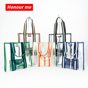 <span class=keywords><strong>Sac</strong></span> de maquillage en gros, <span class=keywords><strong>sac</strong></span> fourre-tout transparent en PVC, approuvé pour les stades, <span class=keywords><strong>sac</strong></span> fourre-tout transparent imperméable en plastique, <span class=keywords><strong>sac</strong></span> fourre-tout transparent - Product Image 2