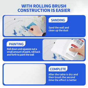 <span class=keywords><strong>Peinture</strong></span> murale acrylique petit rouleau brosse pour outils de réparation de <span class=keywords><strong>mur</strong></span>, adapté à la réparation de murs avec de la <span class=keywords><strong>peinture</strong></span> au latex, murs de <span class=keywords><strong>plafond</strong></span> - Product Image 3
